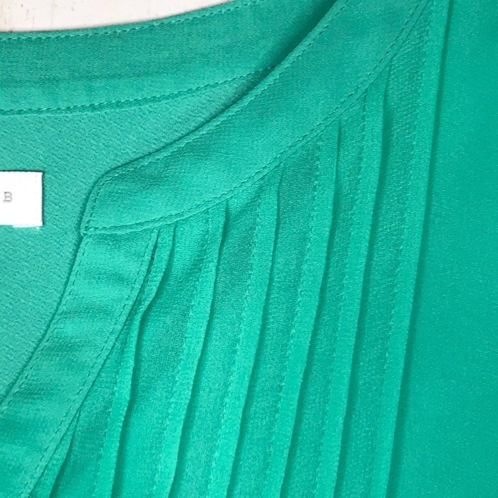 Charter Club semi-sheer chiffon bell sleeve top - Picture 5 of 6